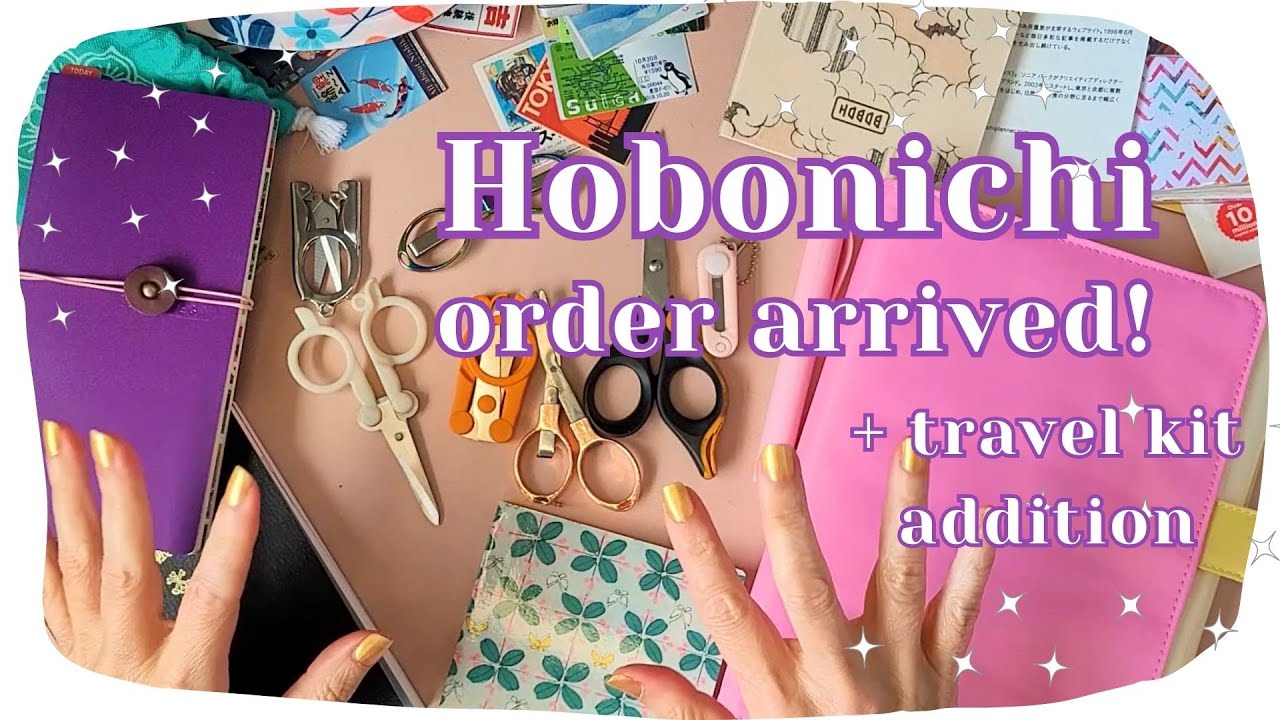 Hobonichi 2025 Arrived! ✈ {unboxing + testing travel scissors}