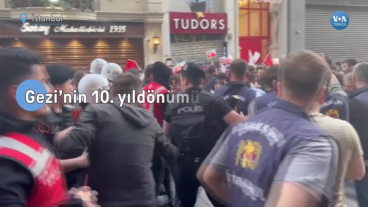 Gezi'nin 10. yıldönümünde protestolara polis müdahale etti| VOA Türkçe