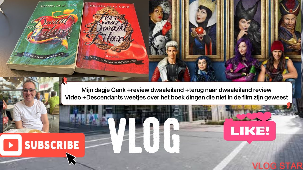 Mijn dagje Genk +review dwaaleiland +terug naar dwaaleiland review video +descendants weetjes boek  