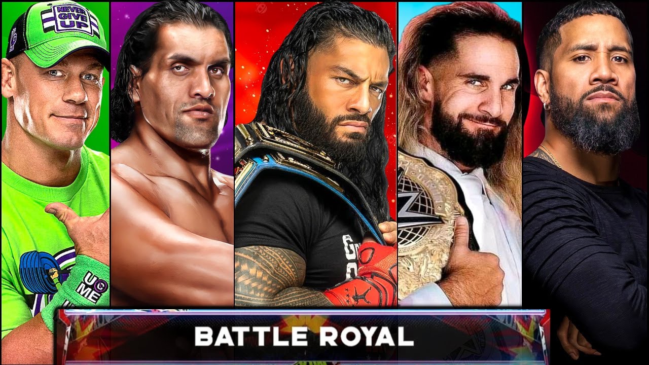 WWE 2K23 6 Man Over The Tope Battle Royal For WWE World Heavyweight Title
