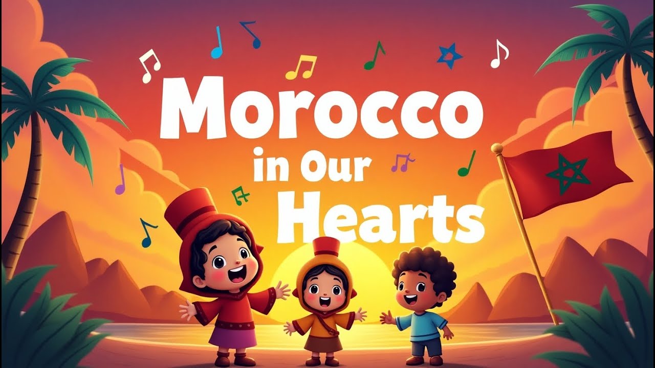 Morocco National Animation kids song / أغنية الأطفال الوطنية المغربية