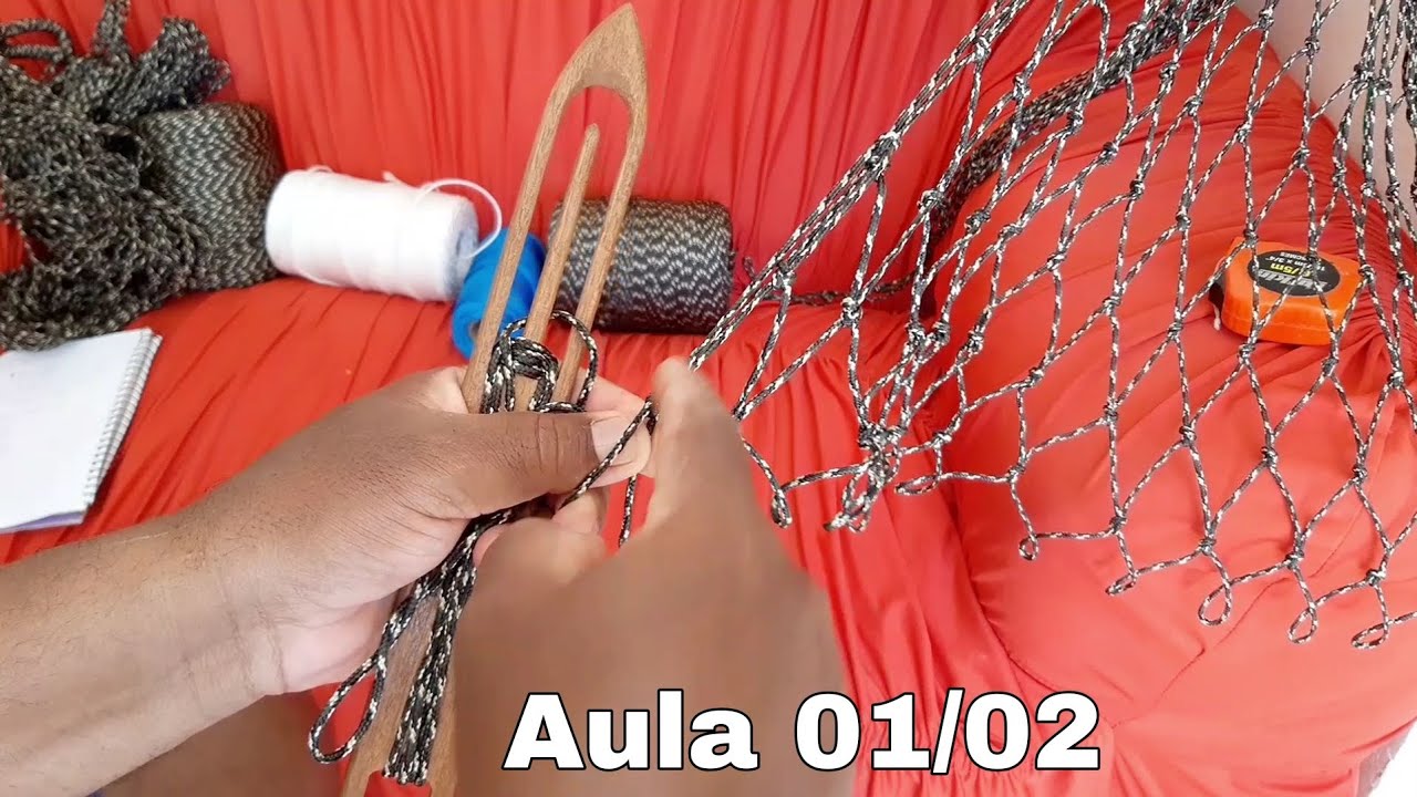 Como Fazer Rede de Capturar Cães e Rede de Vôlei - Aula 01