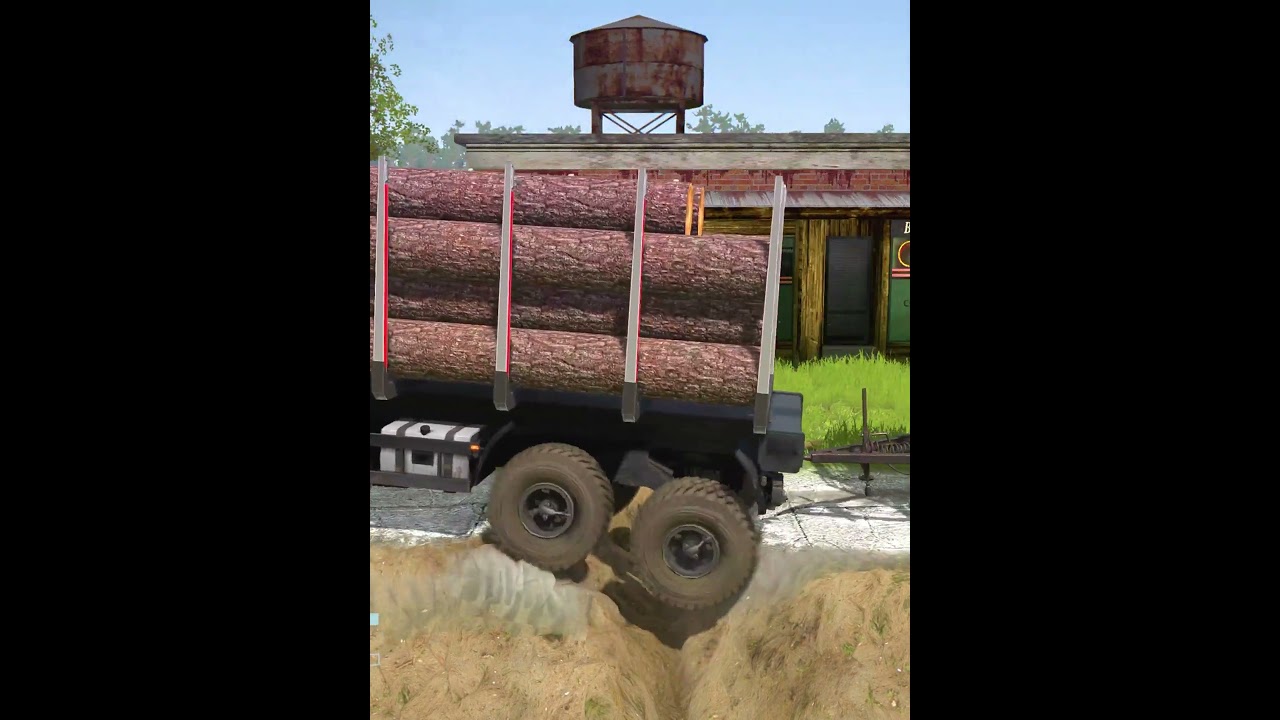 Spintires: mudrunner truck off-road  P74 #mudrunner #truck #automobile #spintires #gaming #games