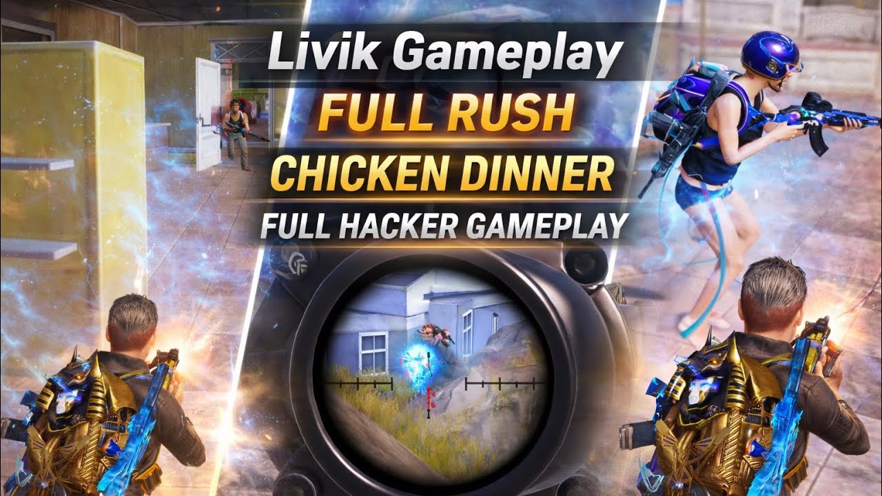 Hacker Gameplay without hack | WINNER CHICKEN DINNER 