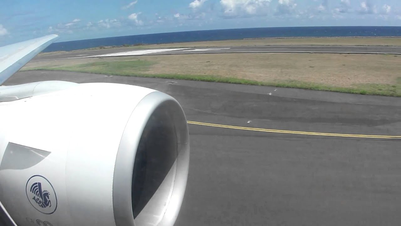 Take off from Reunion Island / Décollage de La Réunion