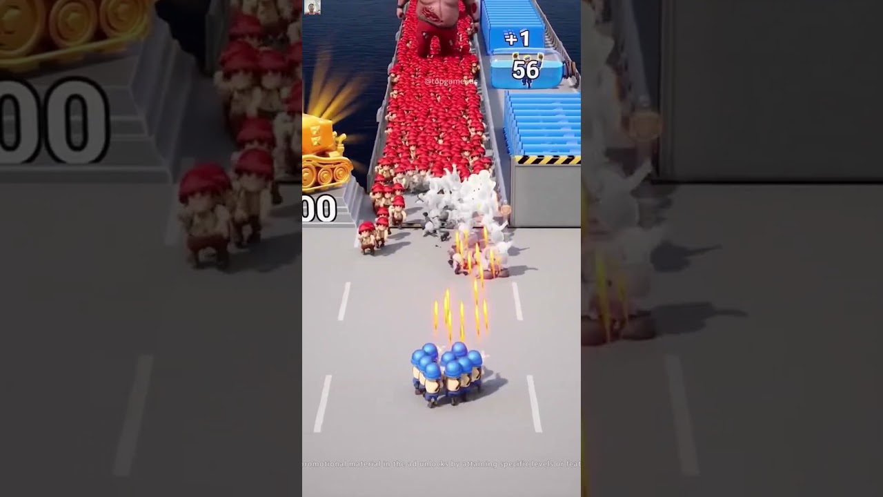 Top War Ads Review New Level 🧠⚔️Instant Base Down 🏚️💣 #games #gaming #lego