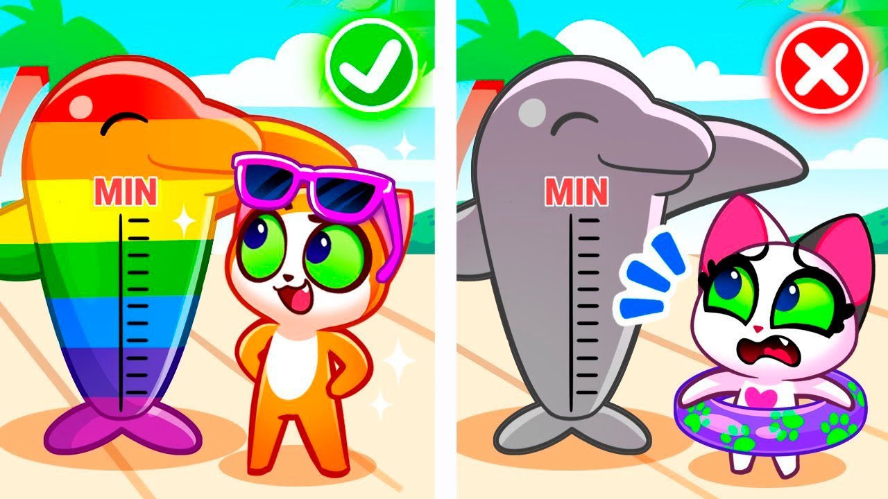 The Tallest Slide 🛟 Water Park Adventures 🌟 Educational Rhymes For Toddlers