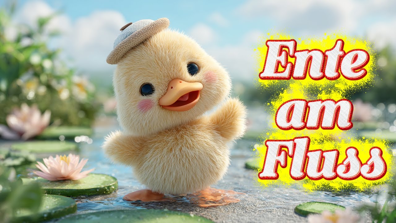 Ente am Fluss - Niedliches Lied für Kinder – Fröhliches Kinderlied – Lustiges Lied für Kinder