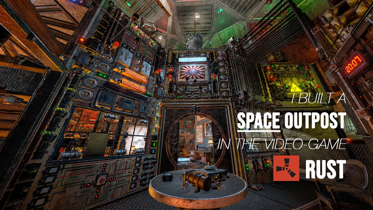 I built an incredible space station on Rust using an original story!