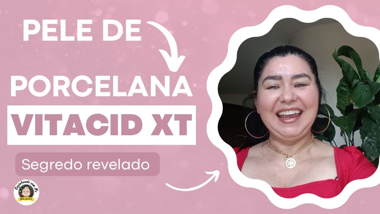 PELE VI&Ccedil;OSA COM BRILHO E SEM MANCHAS&bull;VITACID XT&bull; #pele #pelemacia