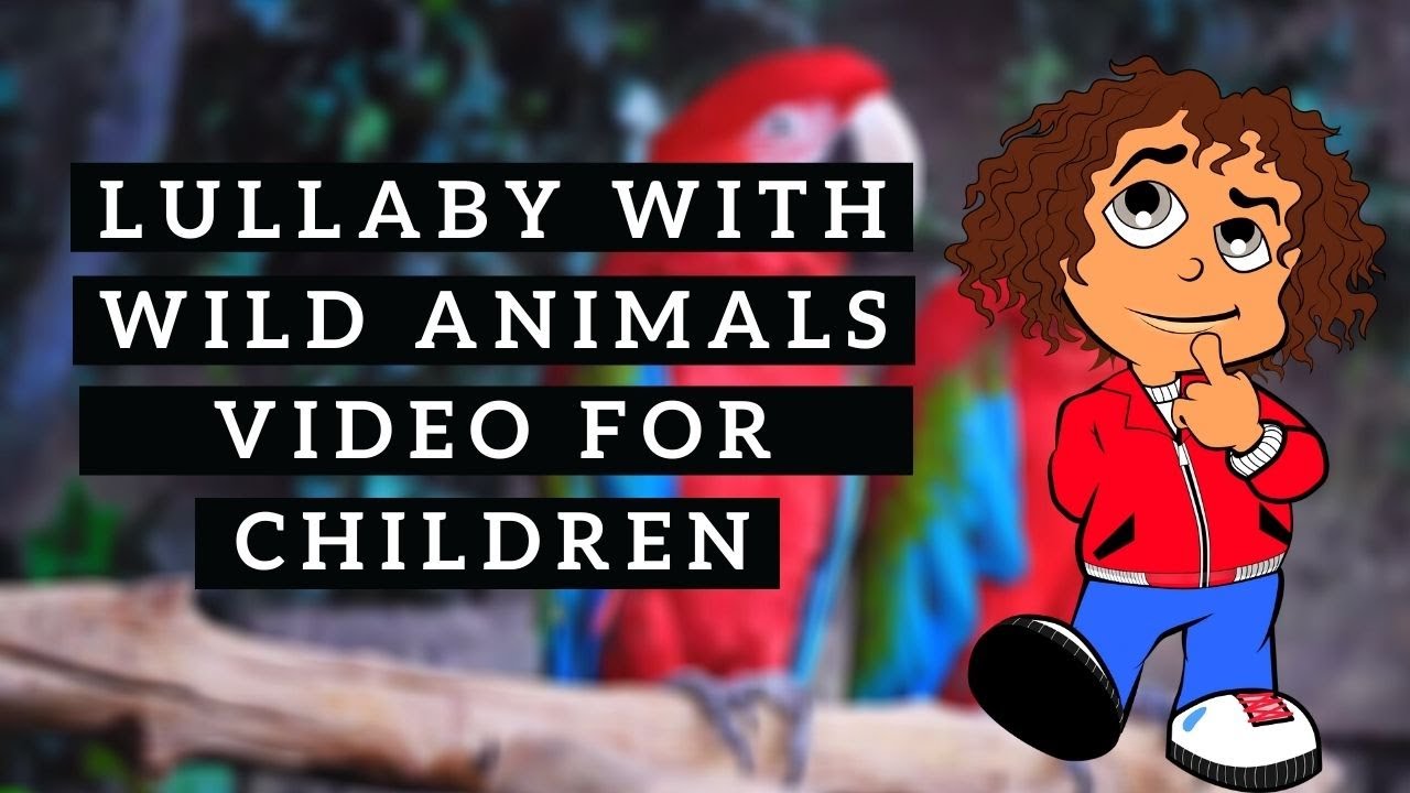 Lullaby with Wild Animals Video for Children | Beautiful Relaxing & Sleeping Meditation For Kids