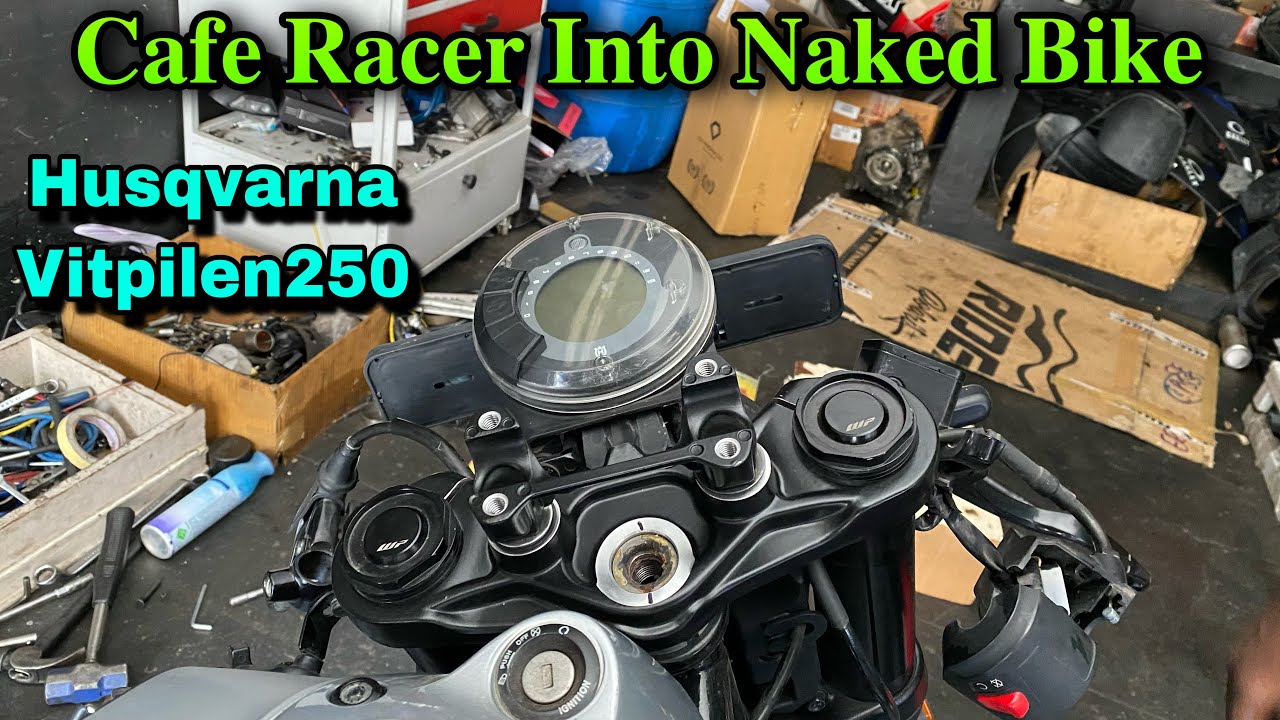 India’s First Vitpilen250 To be Modified Into Naked Bike | KTM Handlebar Modification at Bikers Cafe