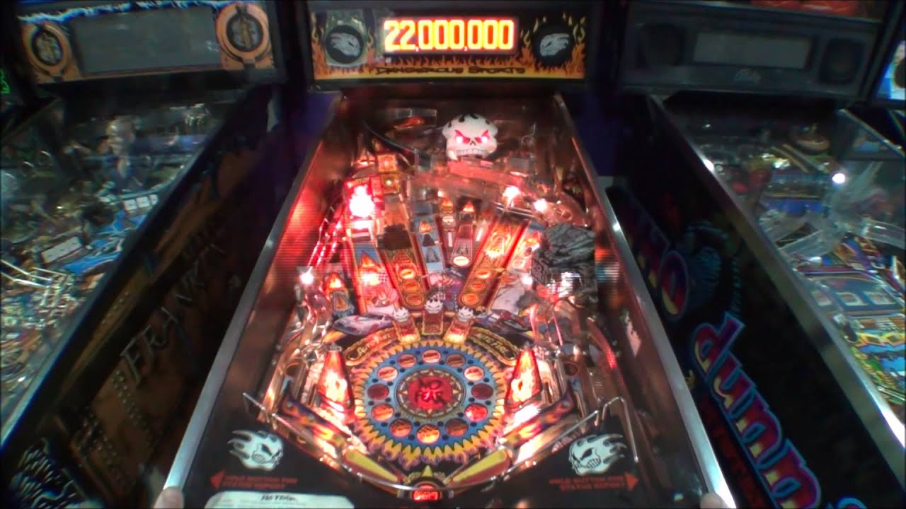 No Fear Dangerous sports Pinball Machine 1995