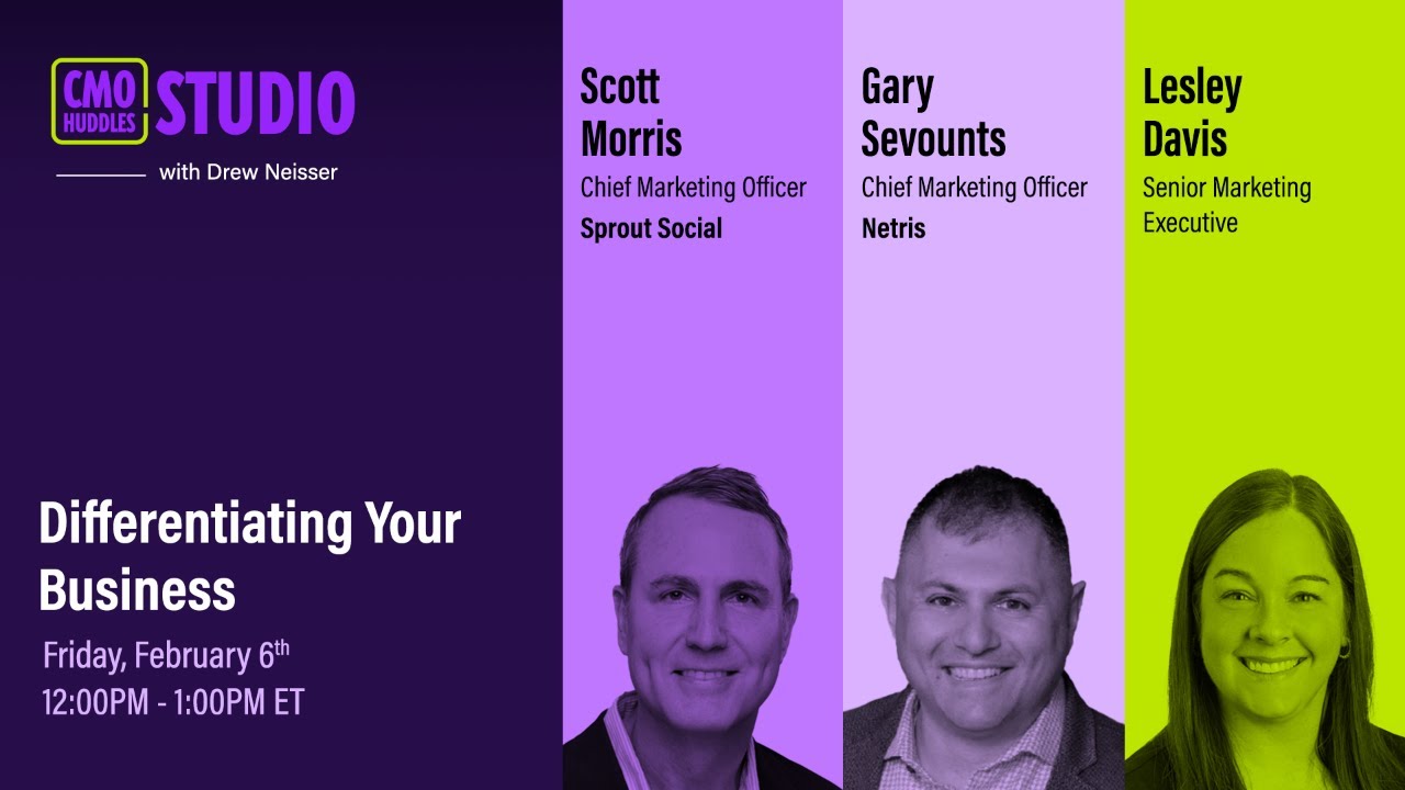 Differentiating Your Business | CMO Huddles Studio