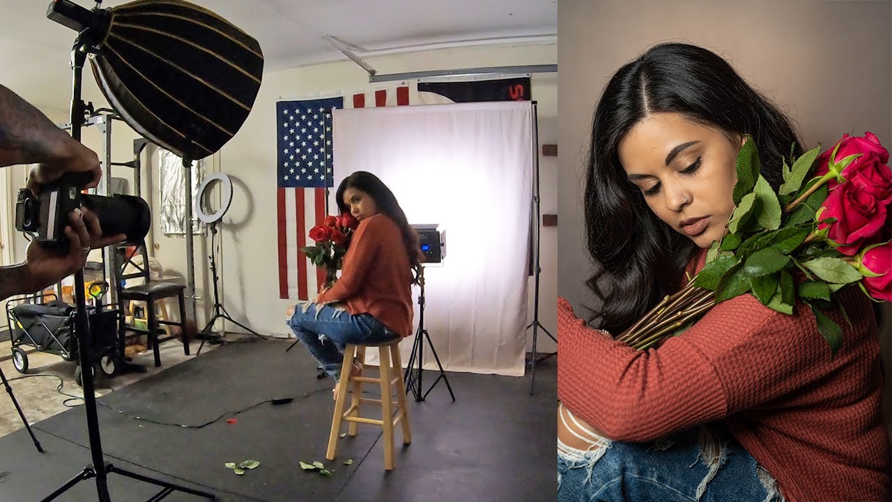 Studio PHOTOSHOOT In My GARAGE, Behind The Scenes // Godox AD200, Sony A7III, Tamron 28-75mm 2.8