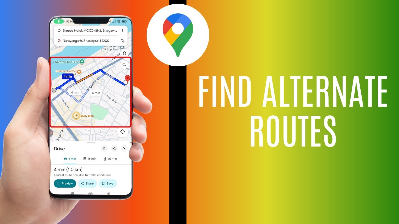 How to Find Alternate Routes on Google Maps