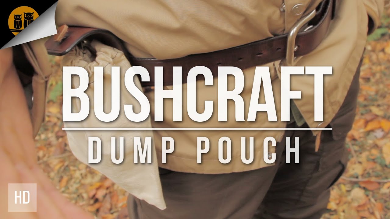 Bushcraft Dump Pouch | Canvas & Leather
