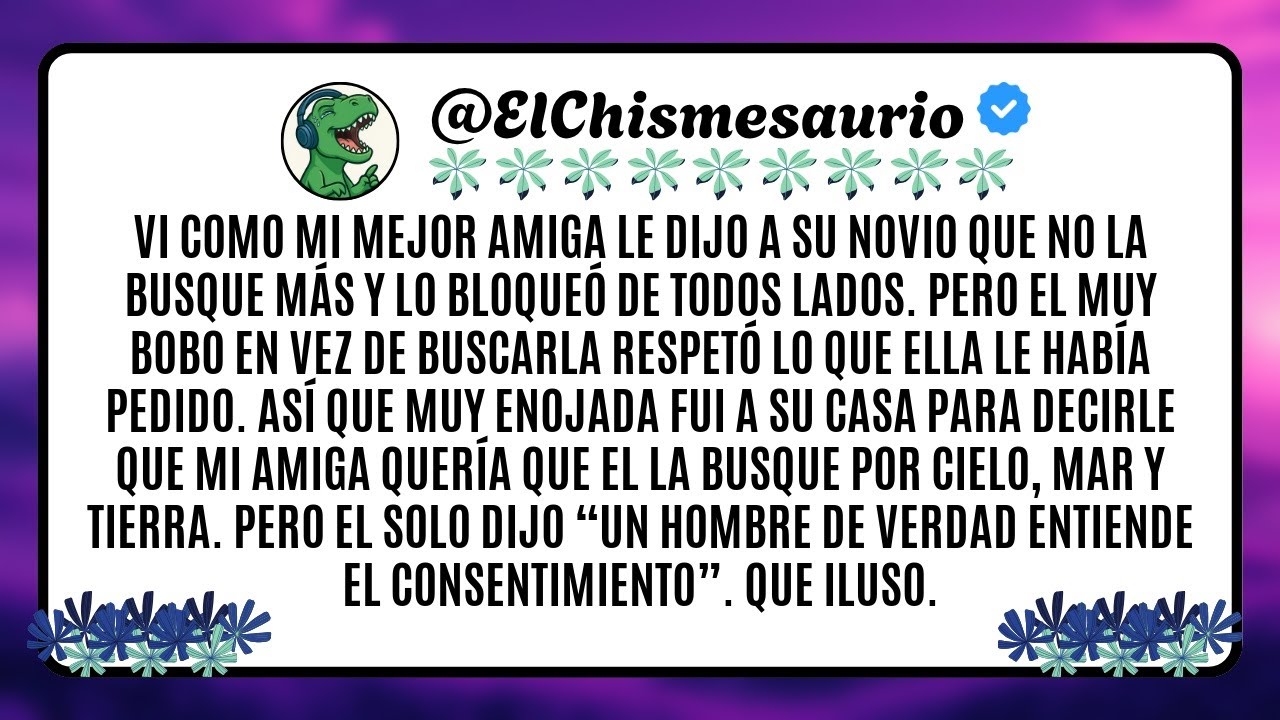 Vi como mi mejor amiga le dijo a su novio que no la busque más y lo bloqueó de todos lados.