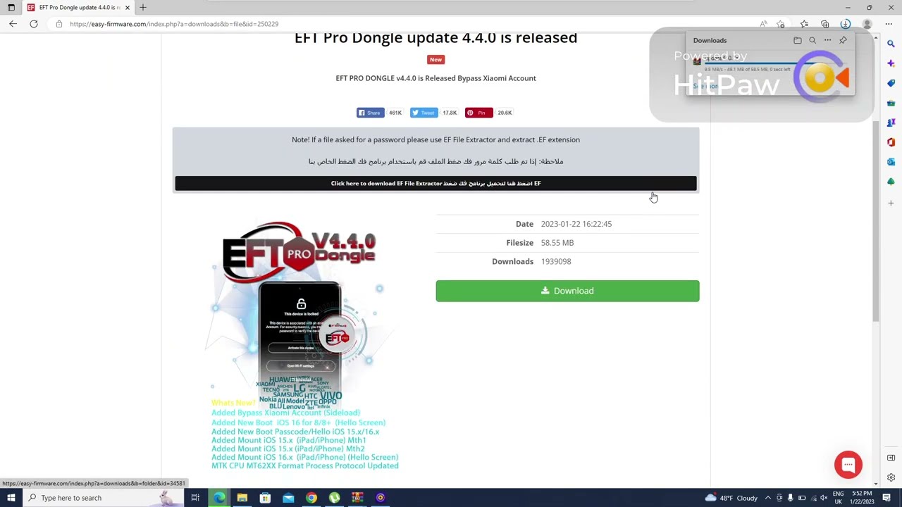 Boom! New Updateee : EFT Pro Dongle Update V 4.4.0 is released! What's New?