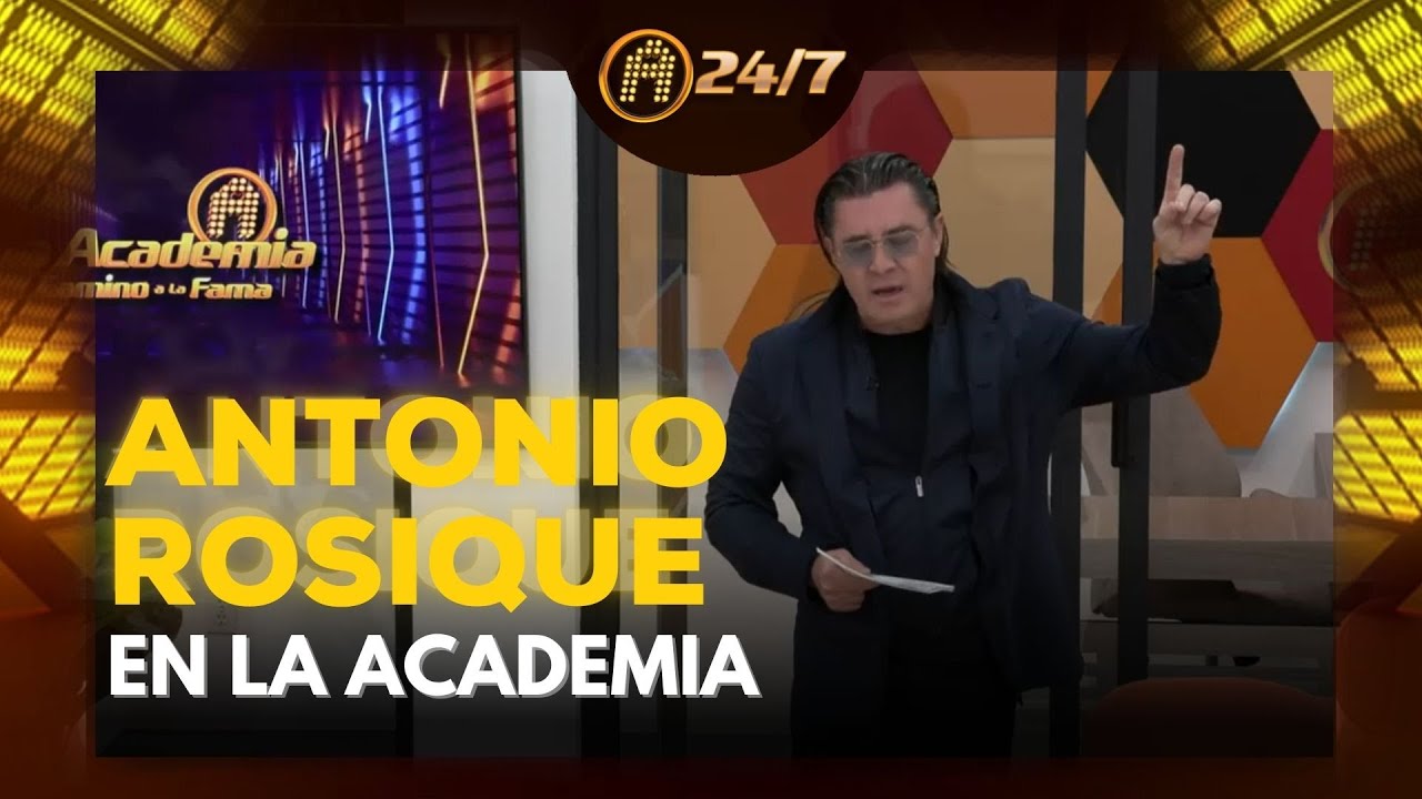 ¡Divertida dinámica con Antonio Rosique! | La Academia 2024