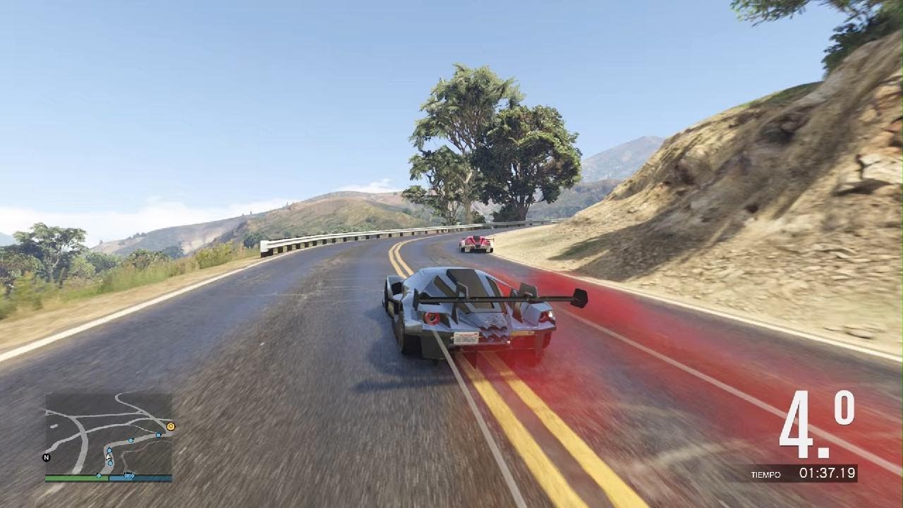 NUNCA LOS PILLE RACE LONG GTA V ONLINE