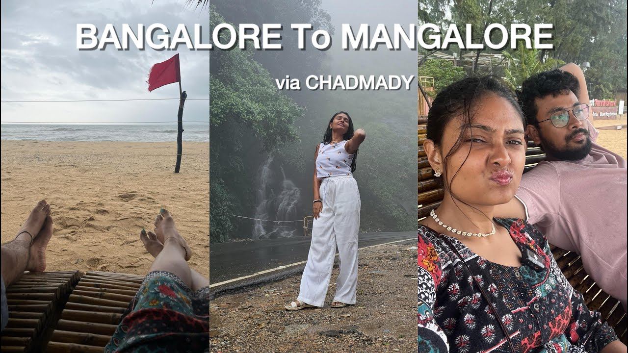 Bangalore to Mangalore Road Trip | Charmadi Ghat | Giri Manjas | Tannirbhavi Beach | Machali | Day 1