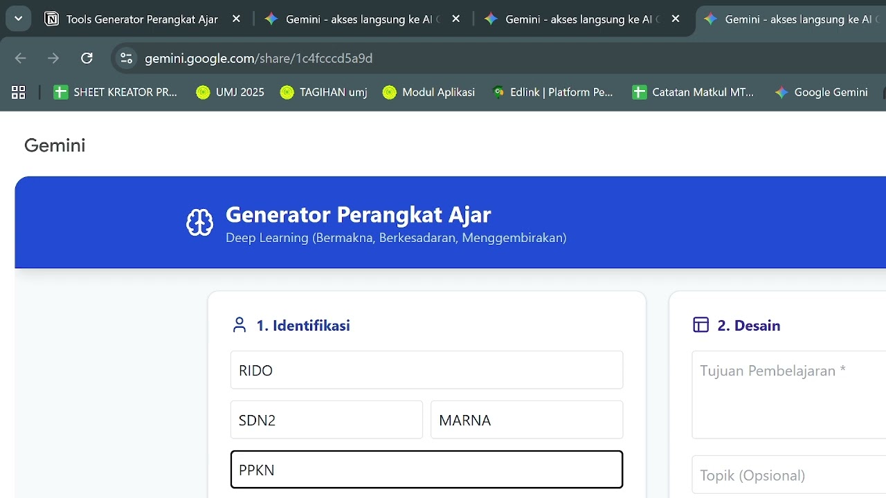 GRATIS..... aplikasi modul ajar deep learning SD SMP SMA Siap Pakai