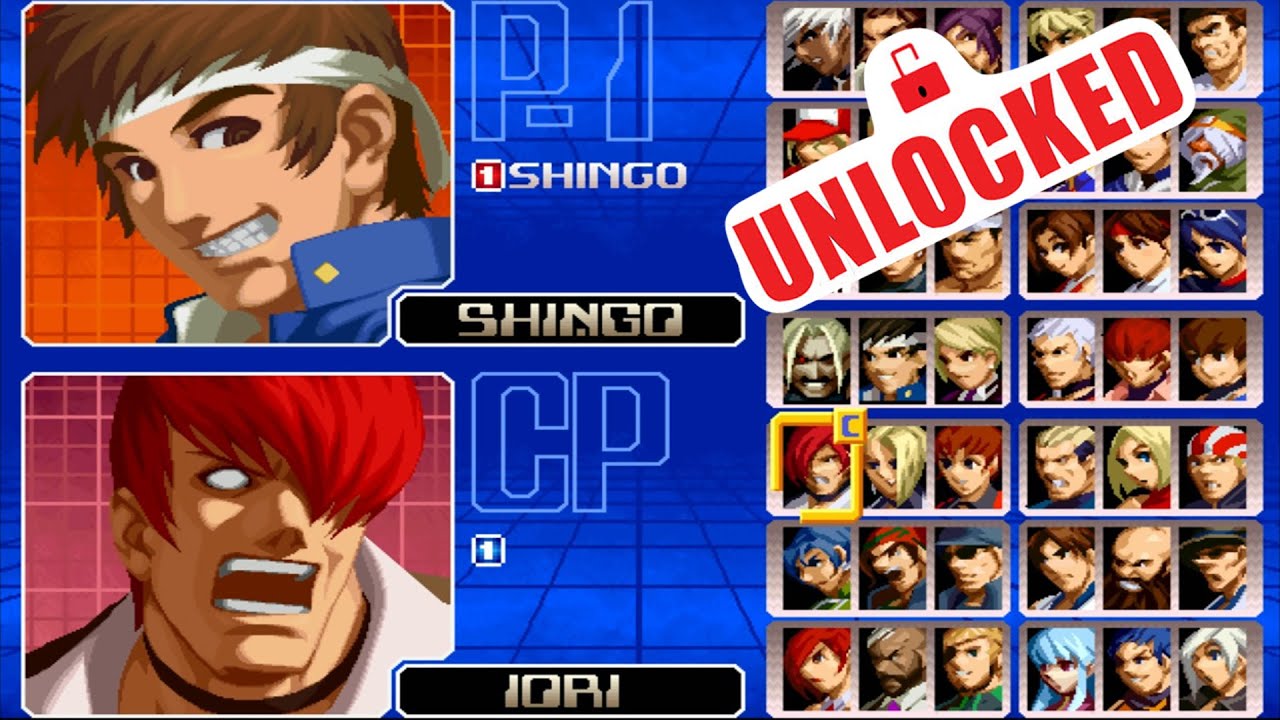 The king of fighters 2002 unlock all characters | PlayStation 2 kof 2002