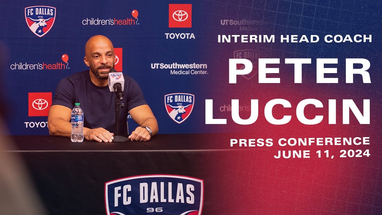 Interim Head Coach Peter Luccin Meets the Media!