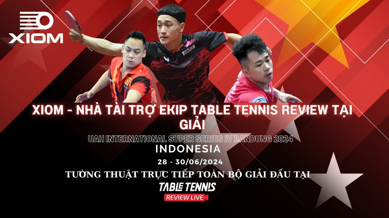 🔴 LIVE - Bán Kết - Việt Nam vs Onic (Indonesia) - Giải bóng bàn Quốc Tế Bandung - Indonesia 2024