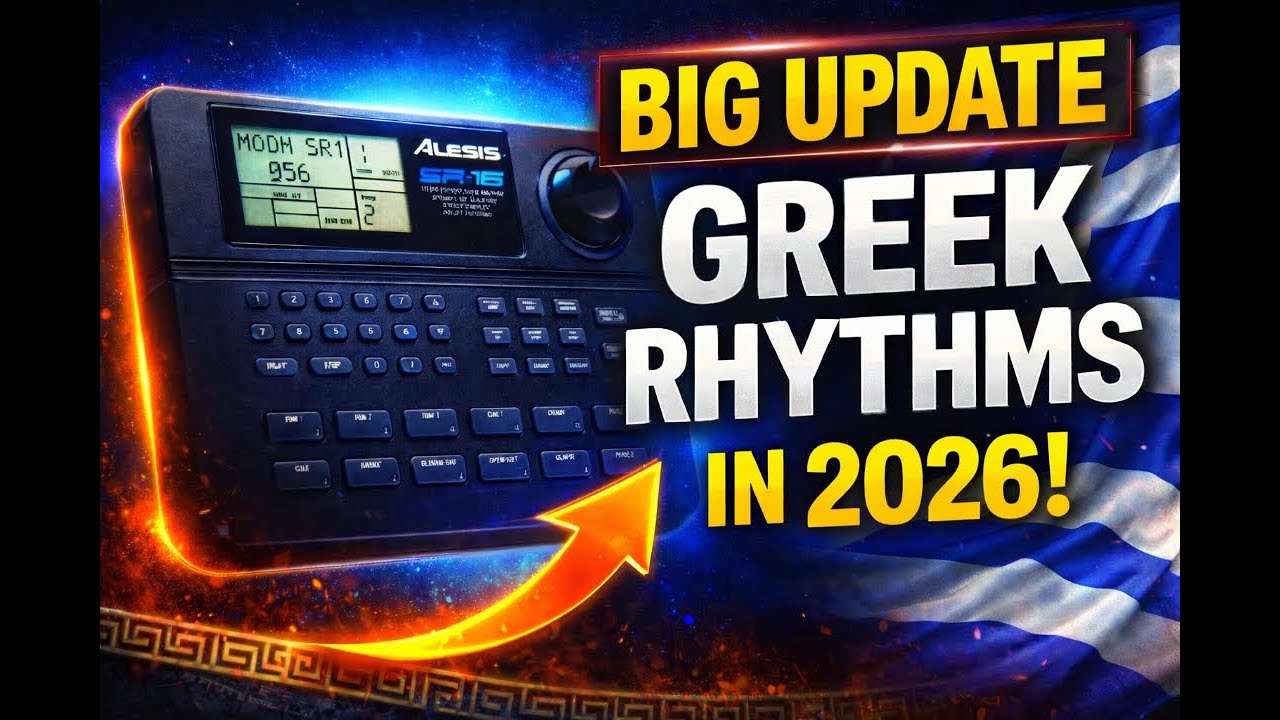 BIG UPDATE 2026! Alesis SR16 Greek Rhythms.