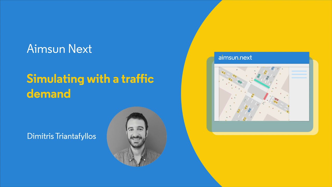 Aimsun Next Tutorial 1.7 - Simulating with a traffic demand