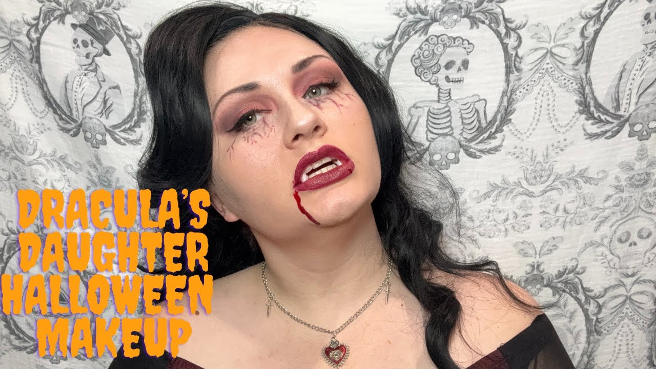 Dracula's Daughter Vampire Halloween Makeup
