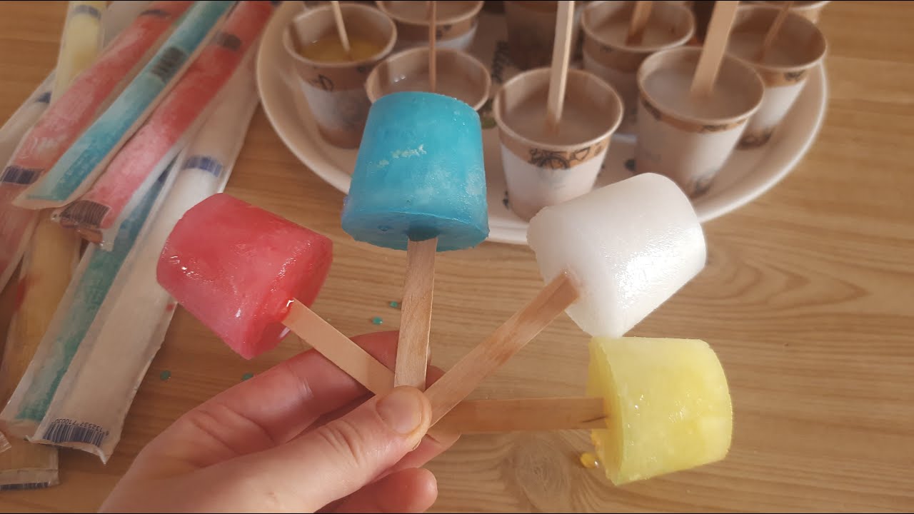 مثلجات الطفولة (فلاش) صنع منزلي/مشروع صيفي مربح💸 ب2 مكونات فقط👌 childhood ice cream