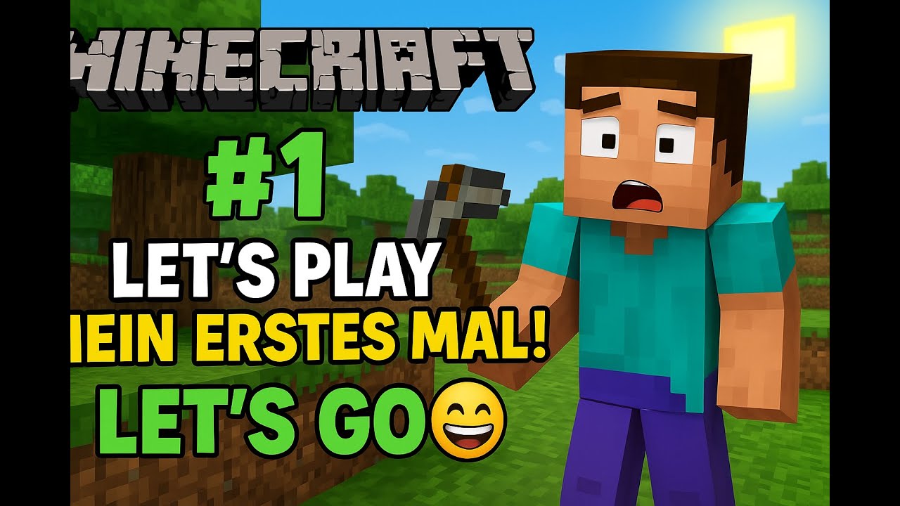 Minecraft #001 - mein erstes mal in ÜBERLEBEN (Deutsch/German)