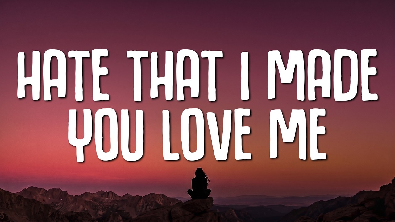 Ariana Grande &ndash; hate that i made you love me (Lyrics)