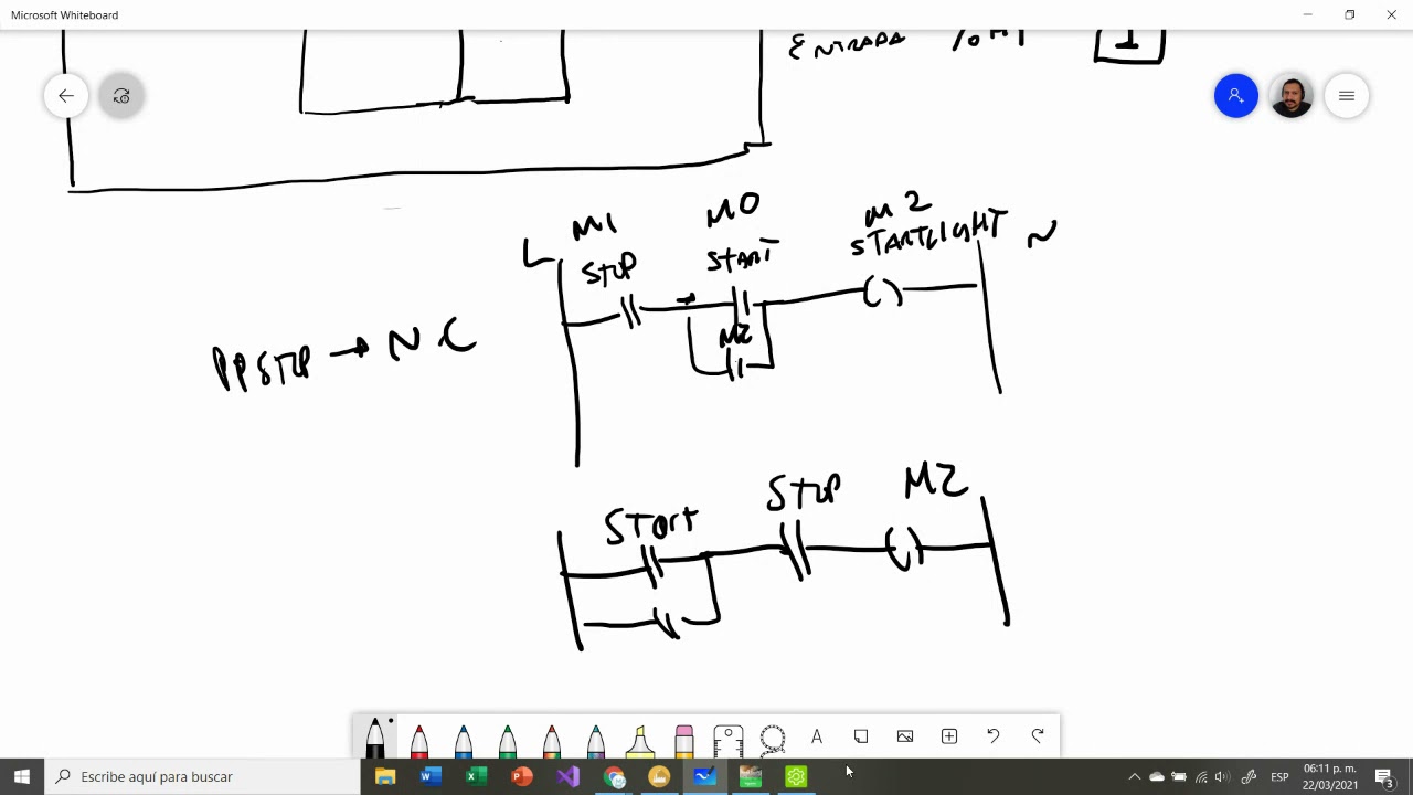 Programaci&oacute;n de PLC   Video 3   Mando bimanual