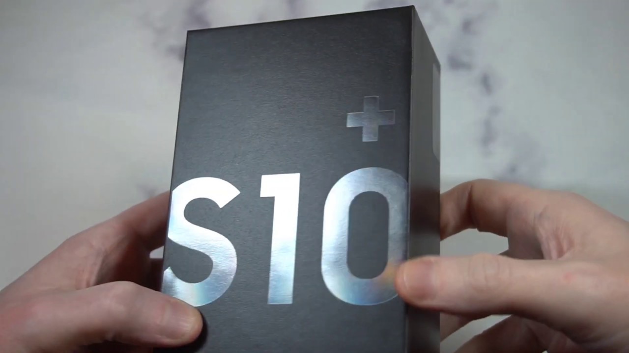 Samsung Galaxy S10+ Prism Black Unboxing