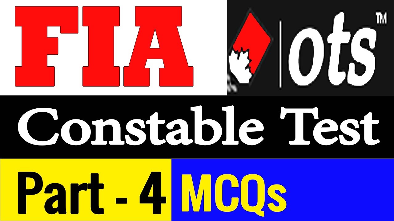 FIA Constable Test Preparation, part 4, OTS Test, by CExam