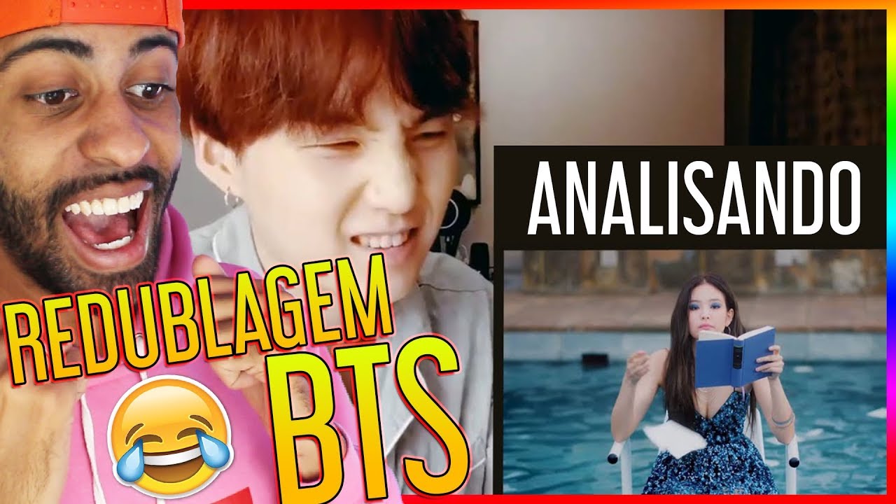 REACT REDUBLAGEM BTS - SUGA REAGINDO A BLACKPINK