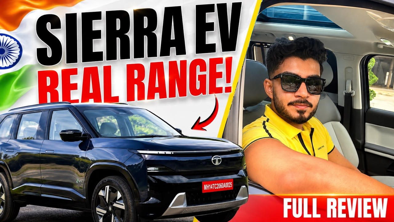 Tata Sierra EV Real Range Test 😱 665km Claimed... Asli Kitna Chala? | Full Review