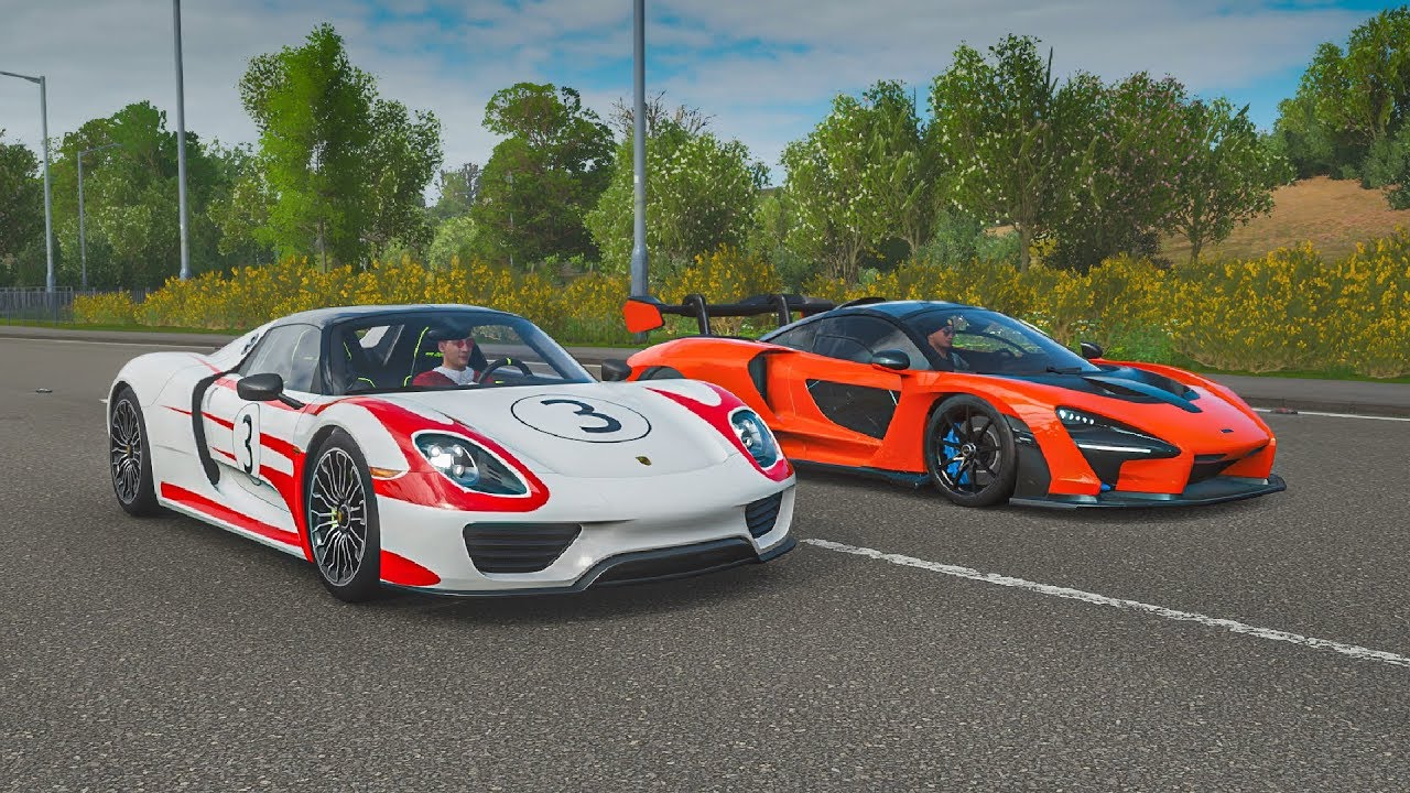 FH4 Drag Race | McLaren Senna vs Porsche 918 Spyder!!!