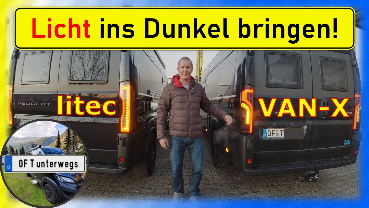 Im Vergleich! LED-R&uuml;ckleuchte von litec & VAN-X f&uuml;r Fiat Ducato | Peugeot Boxer | Citroen Jumper