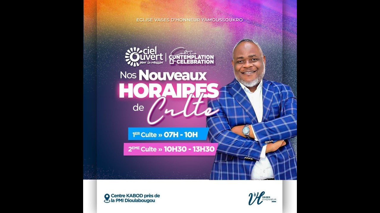 MARCHER DEVANT LA FACE DE DIEU ( 1er CULTE)|  Pasteur HILLAH Ayité | DIMANCHE 15/02/2026