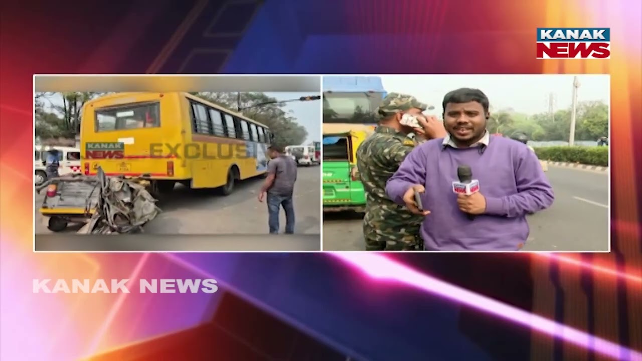 Ama Bus Accident in Bhubaneswar | Auto Association Protest