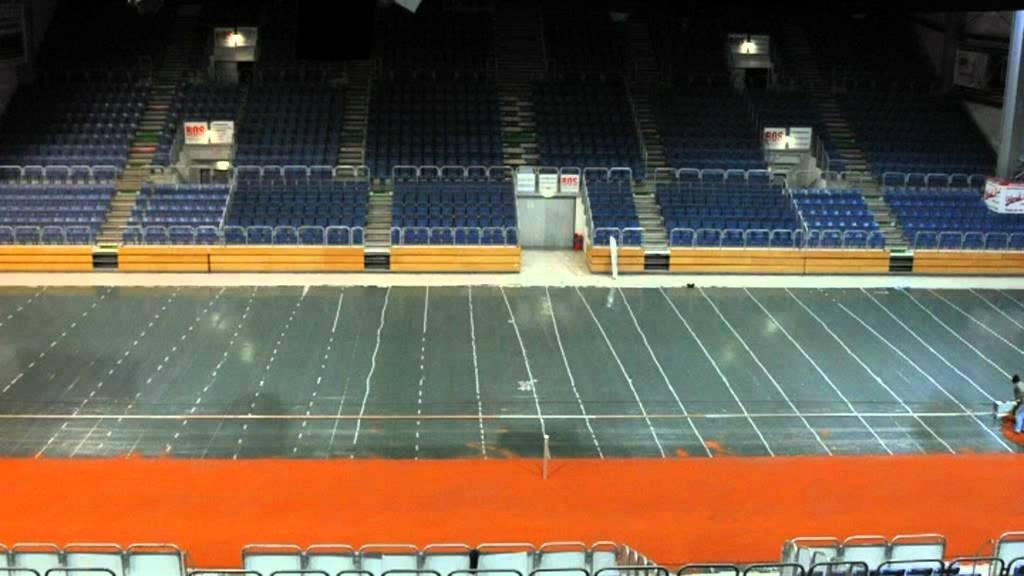 Davis Cup: Bambergs Stechert-Arena wird zur Tennishalle