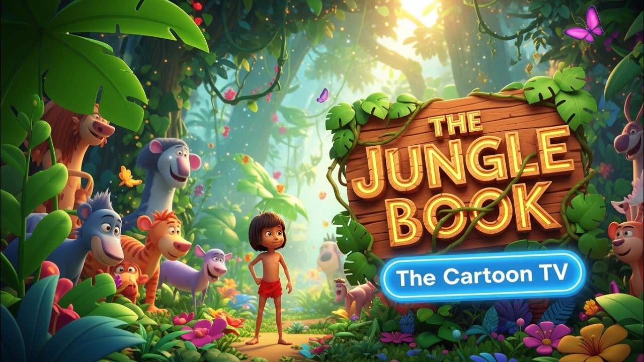 The Jungle Book Poem for Kids 🐻🌿 | Fun Cartoon Story | The Cartoon TV