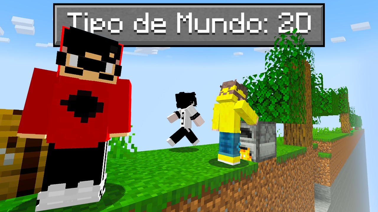 Minecraft, mas é 2D...