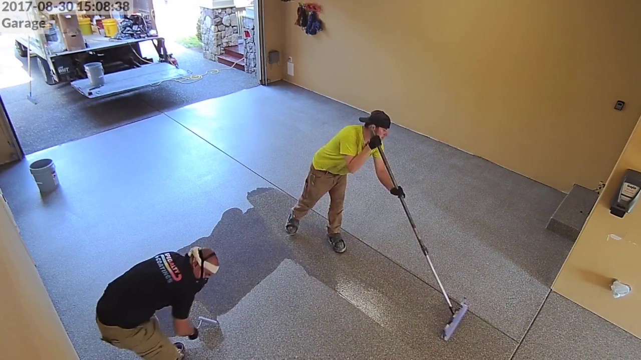 MMA Garage Floor Installation