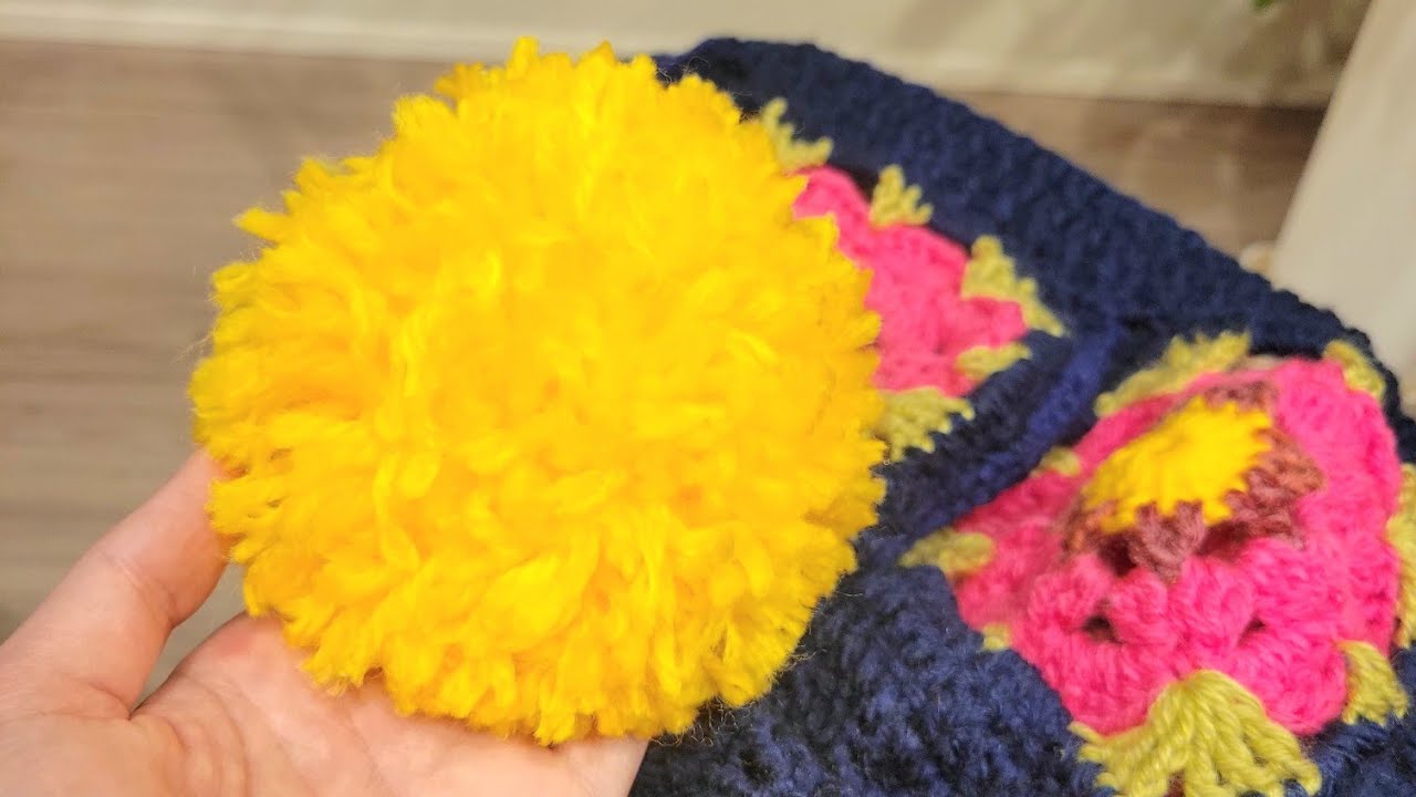 【完成編】「バラクラバ」のポンポンを作っていくよ！( ᵕ̈ )③